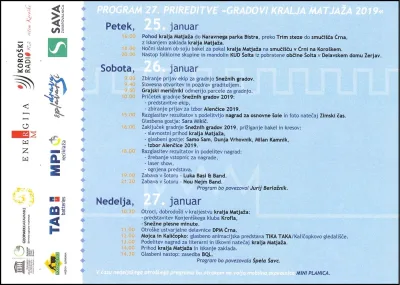 GRADOVI KRALJA MATJAŽA 2019